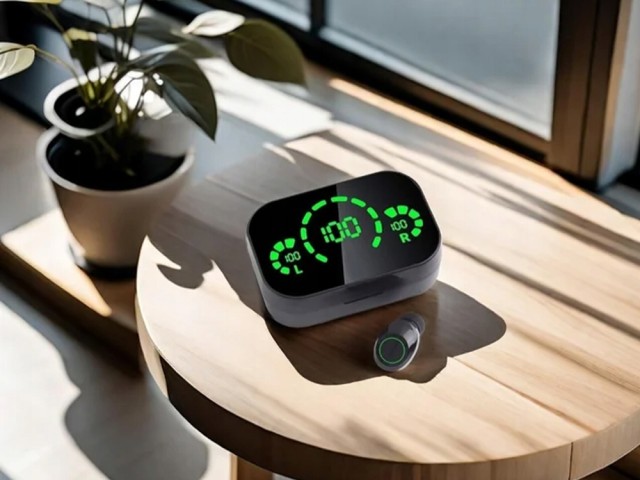 Verk Group Ασύρματα Ενδοακουστικά Bluetooth με LED Θήκη Φόρτισης και Μικρόφωνο 5907451375006