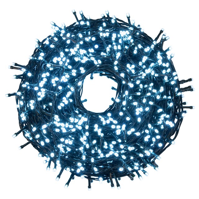 Kooper Φιλέτο 1000 LED ψυχρό λευκό 4995 μ για εξωτερική χρήση 8 λειτουργίες φωτός Santas House by Kooper 5906403