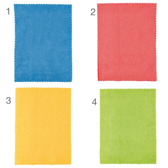 Galileo Σετ 4 Πανιών Καθαρισμού από Μικροΐνες 5910263