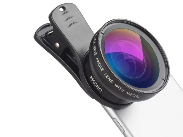 Φακός για Smartphone 2 σε 1 0.45x 12.5x Macro με Κλιπ για την Κάμερα 5907451352137 VERK GROUP