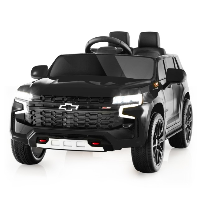 Costway  Ηλεκτρικό Αυτοκίνητο Chevrolet Tahoe για Παιδιά - Ασφαλές και Διασκεδαστικό με Μουσική και Φώτα TQ10117DE-BK
