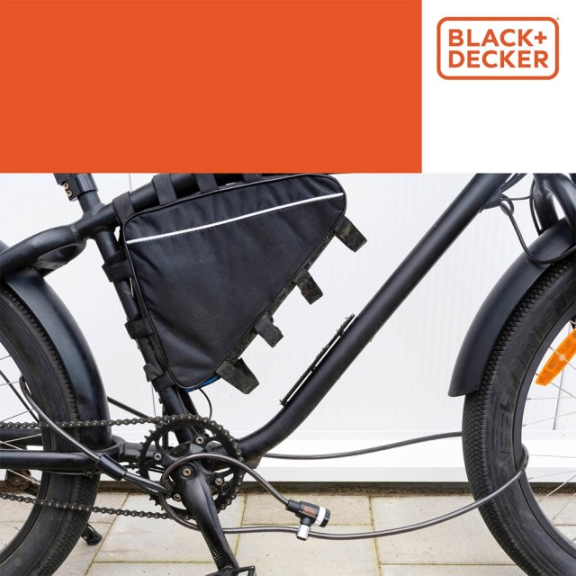 BLACK & DECKER BLACK+DECKER Κλειδαριά Καλωδίου για Ποδήλατα, Μοτοσικλέτες και Σκούτερ Μήκους 240 εκ. 02842152