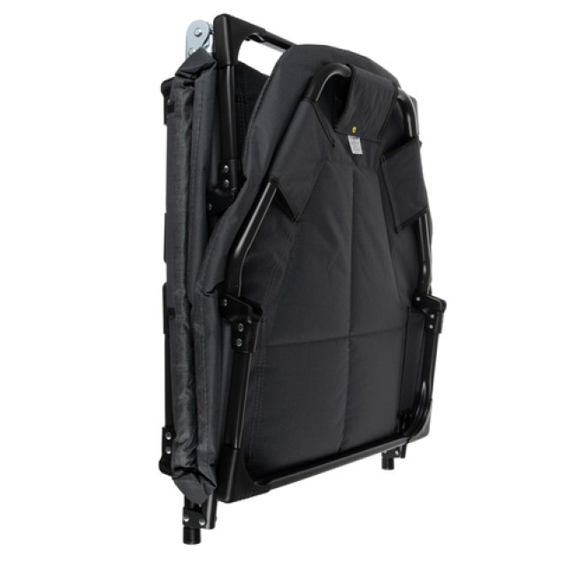 Πτυσσόμενο Κρεβάτι Camping με Στρώμα 200 x 65 x 30 cm Γκρι 25380 Trizand