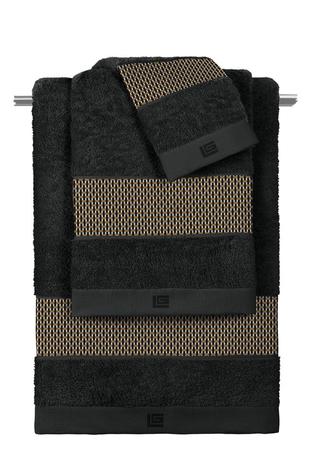 Guy Laroche Σετ 3τμχ Πετσέτες Celestia Toffee-Black 1122030226009
