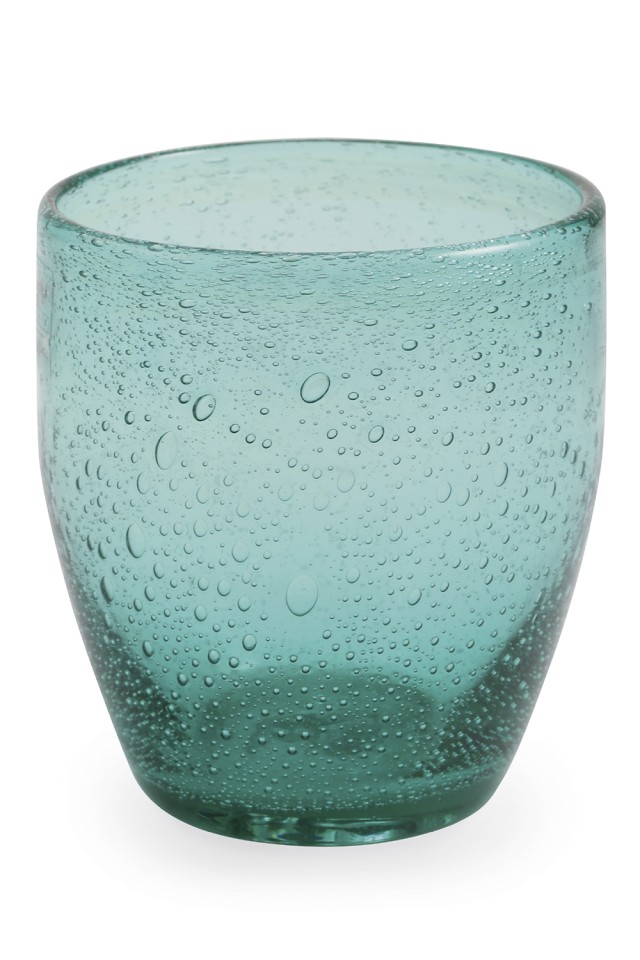 Villa DEste  Σετ 6τμχ Ποτήρι σμαραγδένιου πράσινου νερού 300 ml από φυσητό γυαλί Acapulco 2179967