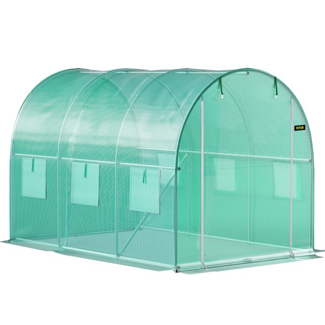 Garden Tunnel Θερμοκηπίου Ατσάλινο Πλαίσιο με 6 Παράθυρα  4,5 x 2 x 2 m VEVOR YDSDWSL1077FTKHD5V0