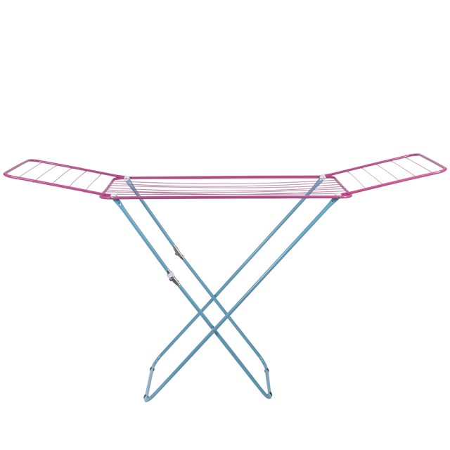 Galileo Στεγνωτήρας μεταλλικός μπλε και φούξια πτυσσόμενος για 2 πλυντήρια Laundry Sordine 5918129