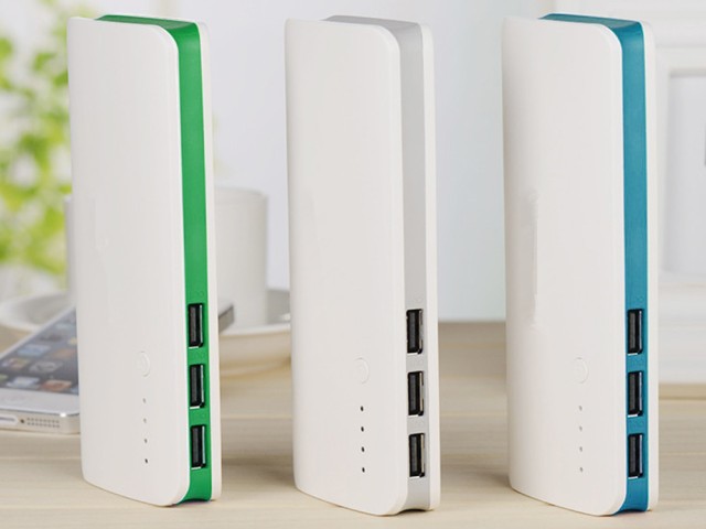 Verk group PowerBank 10000mAh 3x USB MicroUSB 2.1A Φακός LED για Ισχυρή Γρήγορη Φόρτιση 5907451371008