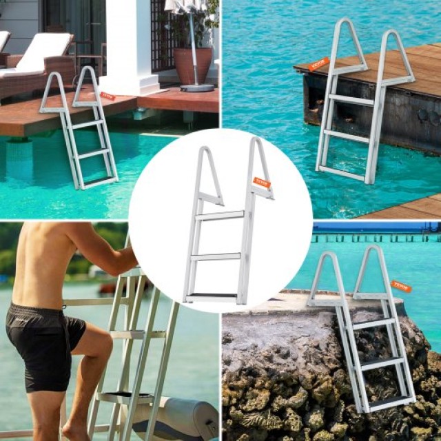Σκάλα VEVOR 3 σκαλοπατιών 159 kg αφαιρούμενη 610x455x1225 mm MTXTCXSJFHXJDFX4BV0