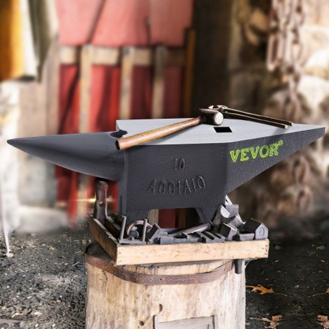 Αμόνι Χάλυβα VEVOR 10kg με Μονό Κέρατο για Σιδηρουργούς  TZHSBBDDWC22JRI2MV0