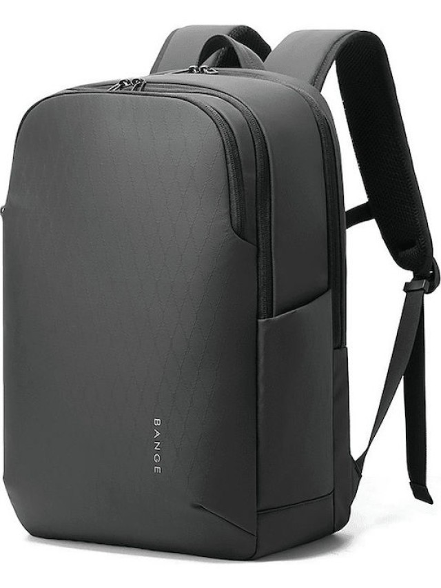 BANGE Αδιάβροχη Τσάντα Πλάτης Laptop 15.6 Μαύρη 3068-Black