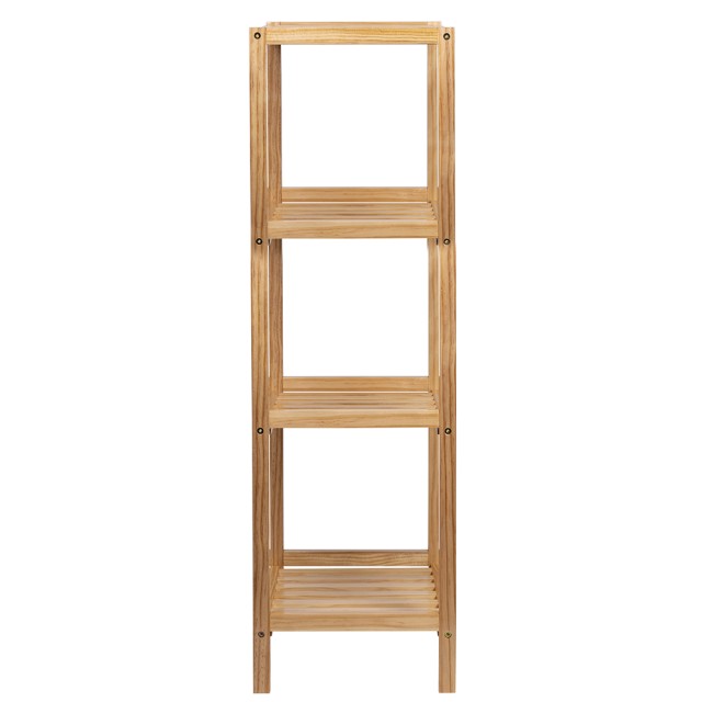 Galileo Σκοτεινή κινητή μονάδα μπάνιου με 4 ράφια από πεύκο 35x30x100 εκ Sordine 5917172