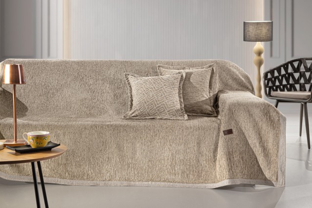 Guy Laroche Ριχτάρι Καναπέ Central Taupe (Διθέσιος) 180x250 ,1133030125045