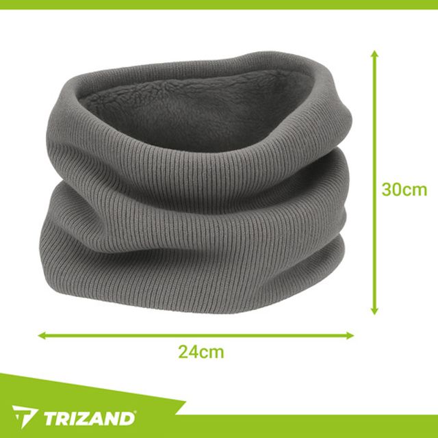 Trizand Κασκόλ Ανδρικό Μαύρο Μονό Μέγεθος 30x24 εκ. 20674