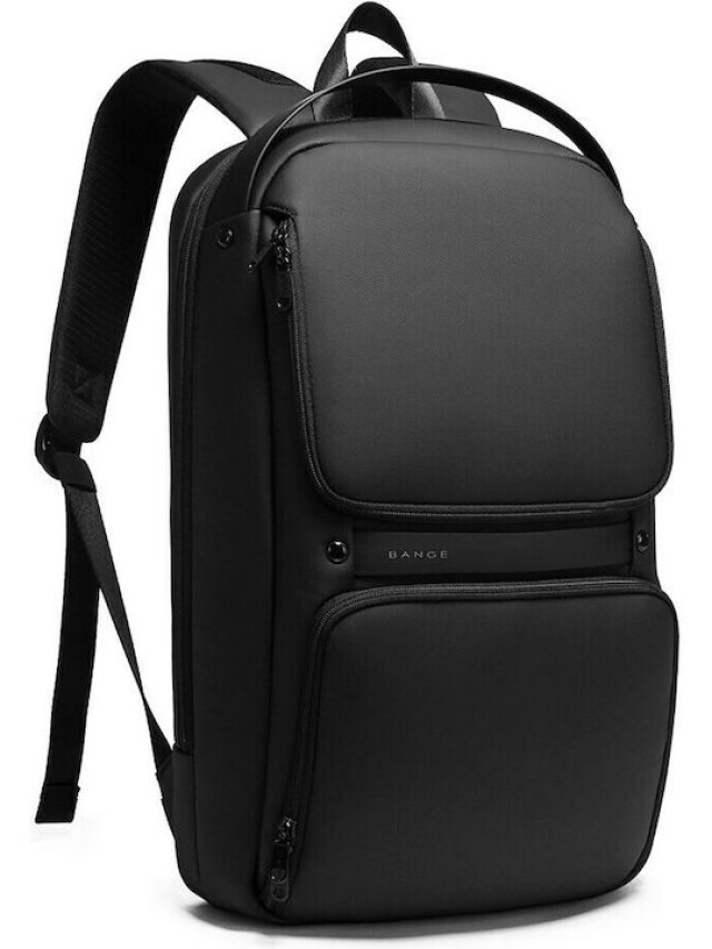 BANGE Αδιάβροχη Τσάντα Πλάτης Laptop 15.6 με Θύρα USB - Μαύρη 7261-Black