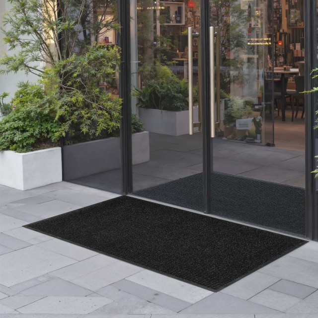 VEVOR 675 x 914 mm Αντιολισθητικό Χαλάκι Εισόδου για Εσωτερική & Εξωτερική Χρήση σε Γκρι Χρώμα ZTWDT53FTHHSNCYWP001V0