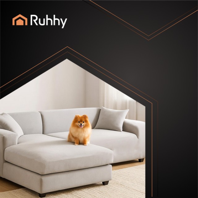 Ruhhy Γωνιακό Κάλυμμα Καναπέ - Ανοιχτό Γκρι Ελαστικό Βελούδο 190 - 230 εκ 26182