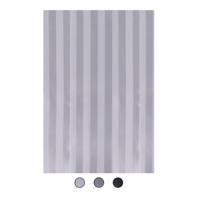 Galileo Κουρτίνα μπάνιου 180x180 cm από πολυεστέρα με 12 γάντζους και ριγέ σχέδιο Sordine 5904552 Τυχαία Επιλογή Χρωμάτων