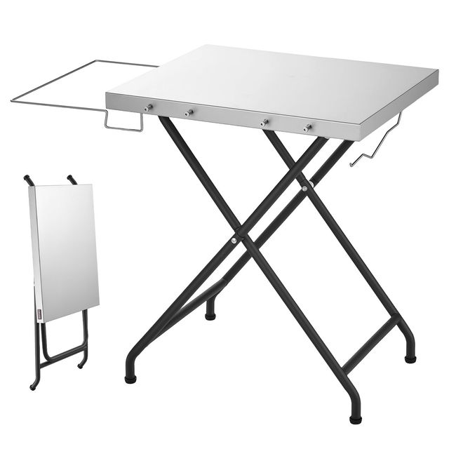 VEVOR Πτυσσόμενο Τραπέζι Ψησταριάς 61x51 cm από Ανθρακούχο Ατσάλι, 32 kg, για Camping και BBQ ZJKSKZZXTJK244U0B001V0
