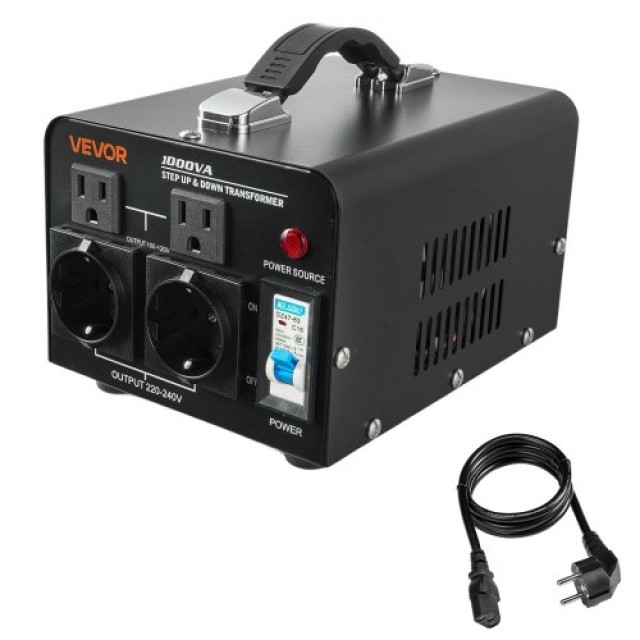 VEVOR Μετασχηματιστής Τάσης 1000VA 110V-220V SXDYZHQSD11025EPL001V2