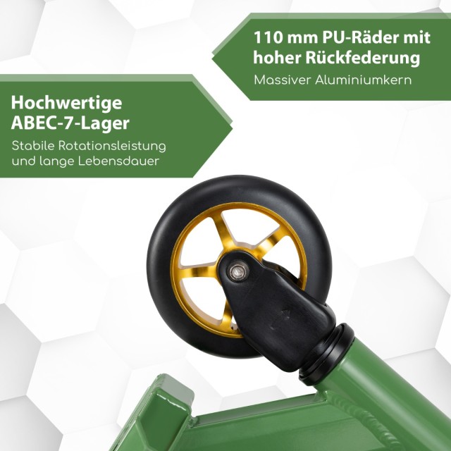 Costway Επαγγελματικό Stunt Scooter για Παιδιά και Εφήβους με Υψηλής Απόδοσης Ρόδες και Ασφαλή Σχεδίαση SP38204GN