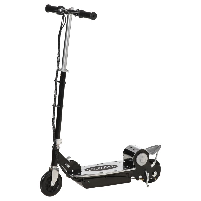 HomCom Electric Scooter για Παιδιά με Φρένο και Kickstand, Μαύρο AA1-025
