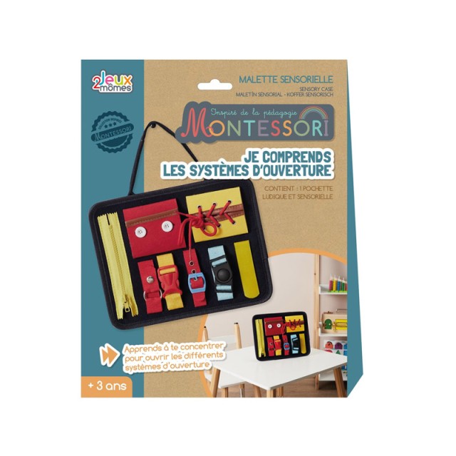 Εκπαιδευτικό Παιχνίδι Montessori Βαλιτσάκι Jeux 2 Momes EA10293