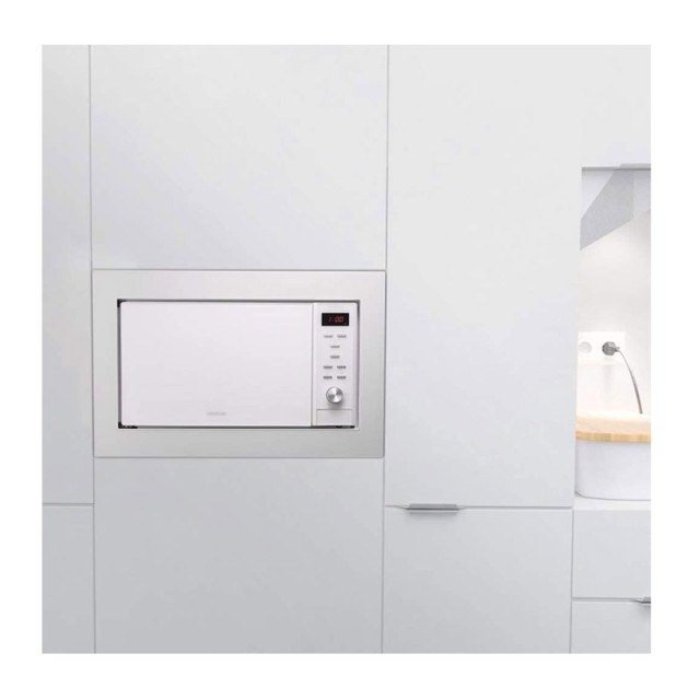 Εντοιχιζόμενος Φούρνος Μικροκυμάτων με Γκριλ 23 Lt 900 W Cecotec GrandHeat 2350 Built-In White CEC-01388