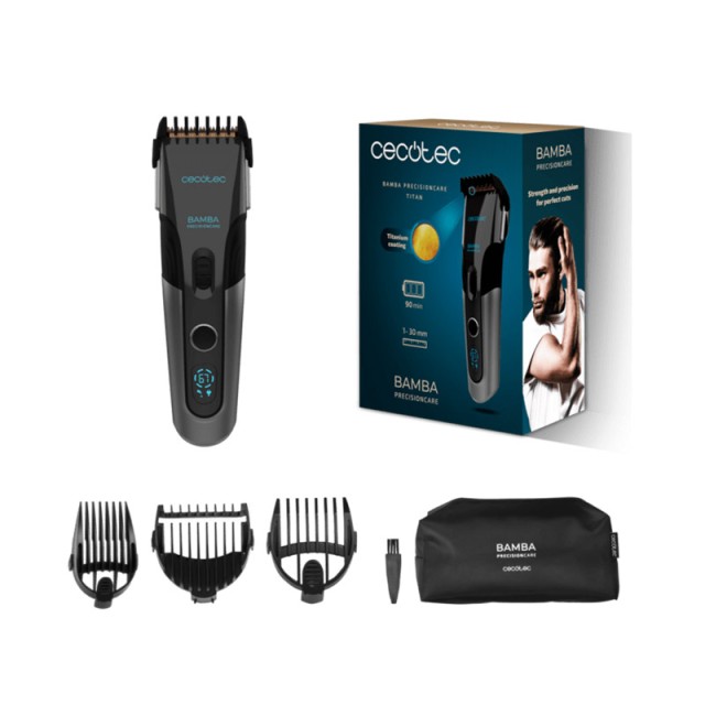 Επαναφορτιζόμενη Ξυριστική Μηχανή Cecotec Bamba PrecisionCare Titan CEC-03374