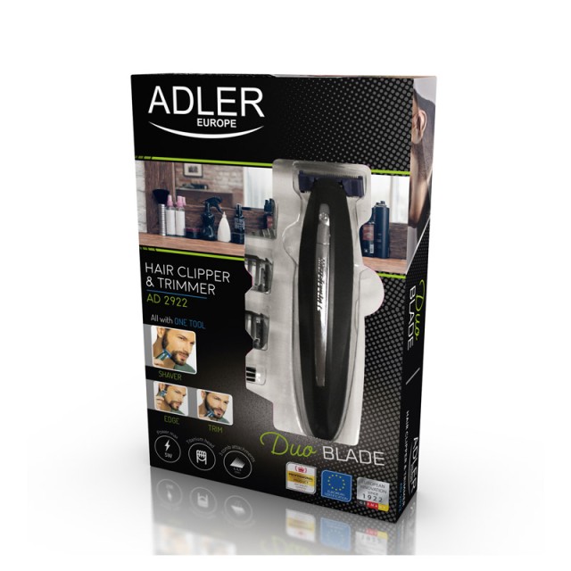 Επαναφορτιζόμενο Τρίμμερ με Μπαταρία Λιθίου Adler AD-2922
