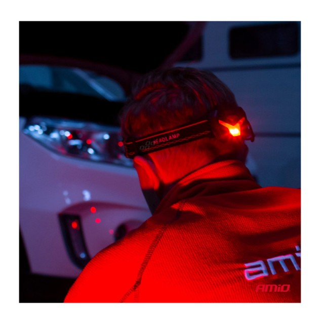 Επαναφορτιζόμενος Φακός Κεφαλής LED COB LH04 AMiO 02826