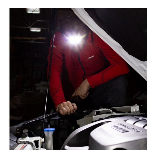 Επαναφορτιζόμενος Φακός Κεφαλής LED COB LH04 AMiO 02826