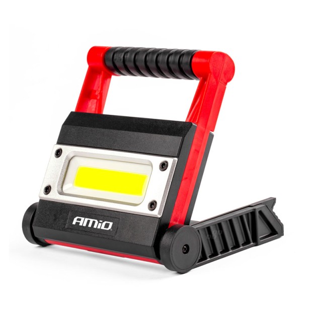 Επαναφορτιζόμενος Προβολέας Εργασίας με Επιτραπέζια Βάση Στήριξης LED WT13 AMiO 02823