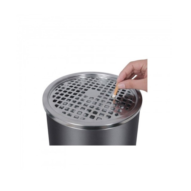 Επιδαπέδιο Σταχτοδοχείο από Ανοξείδωτο Ατσάλι με Κάδο Απορριμμάτων Songmics LTB17C