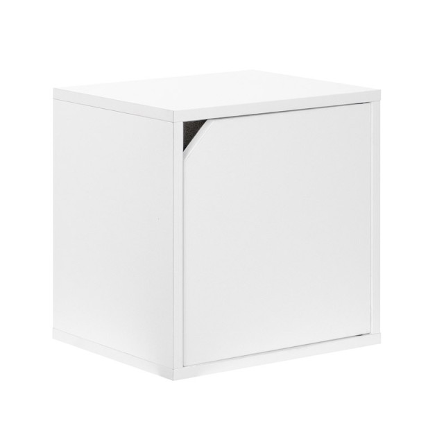 Επιτοίχιο Ξύλινο Ντουλάπι 35 x 29.2 x 35 cm Χρώματος Λευκό Bakaji 02839561
