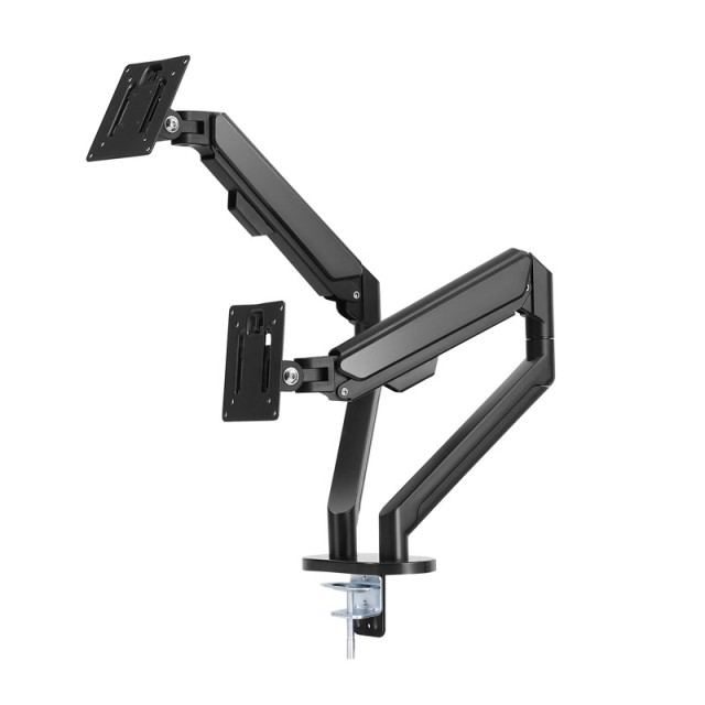 Επιτραπέζια Βάση Γραφείου για 2 Οθόνες 13-35 24 Kg Διπλού Βραχίονα με Ρυθμιζόμενο Ύψος VEVOR XSQBJSMBQDHBD7TTSV0