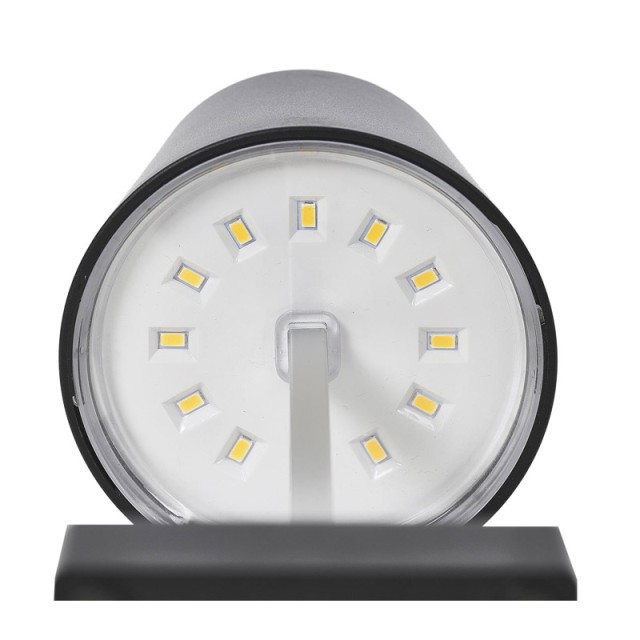 Επιτραπέζιο Φωτιστικό LED Αφής Μπαταρίας Home Deco Factory LA10472 LA10472-Black