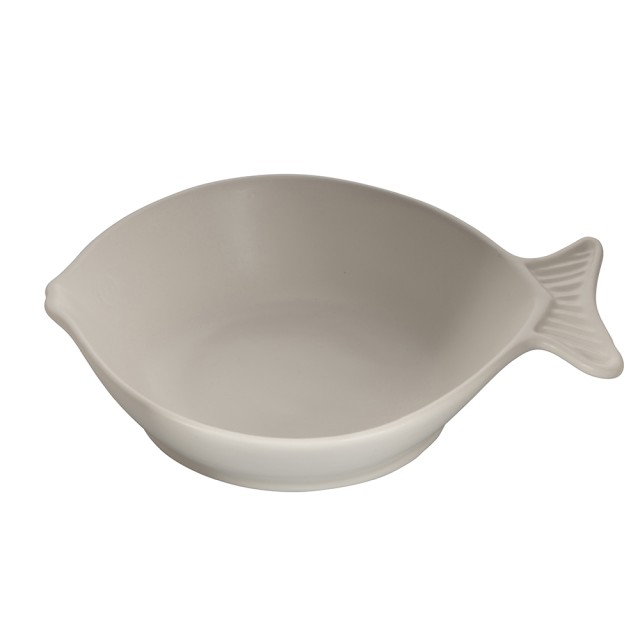 Villa DEste  Μια μονή βαθιά κεραμική πιατέλα 24 εκ. σε παράκτιο στυλ λευκό Kos 5918759