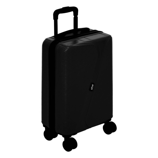5FIVE Simply smart Σετ 3 τμχ Ανθεκτικές Βαλίτσες Ταξιδίου  ABS  με 8 Ρόδες Black 213500