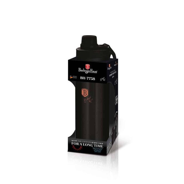 Berlinger Haus Ανοξείδωτος Θερμός με Διπλό Τοίχωμα 540 ml, Black Rose Collection BH-7758