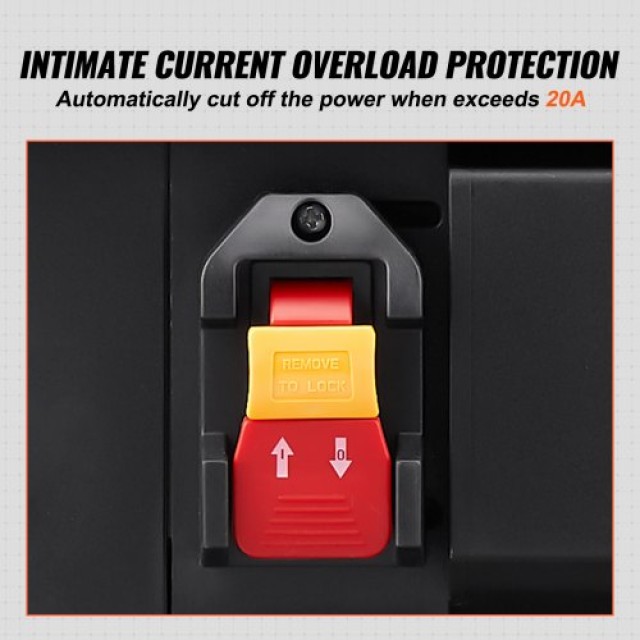 VEVOR Πλάνη Πάχους, 13 Επιτραπέζια, 15-Amp, 2000W, Χαμηλού Θορύβου  DSYBJY1800W13JWVFV2