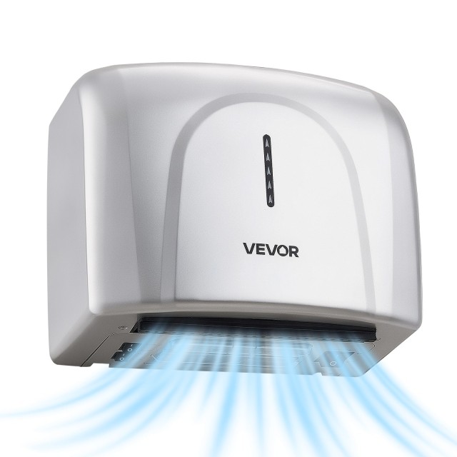 VEVOR Ηλεκτρικός Στεγνωτήρας Χεριών 1300W με HEPA Φίλτρο, Αυτόματος, Επιτοίχιος, AC220-240V BGSGSJYSZDGY2PXIW001V2