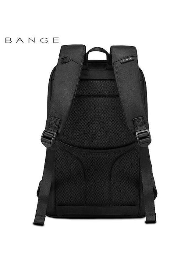 BANGE Αδιάβροχη Τσάντα Πλάτης Laptop 15.6 με Θύρα USB - Μαύρη 7663-Black