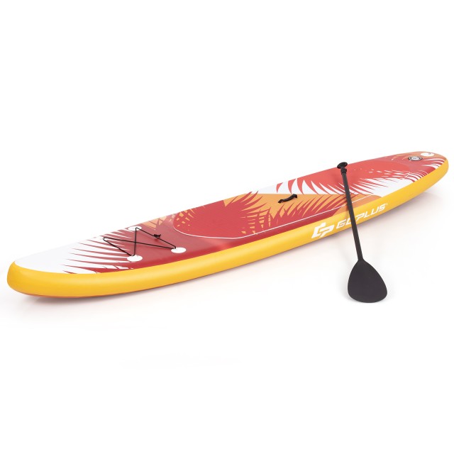 Costway  Φουσκωτή Σανίδα SUP 320 x 76 x 15 cm Πορτοκαλί SP37553-M