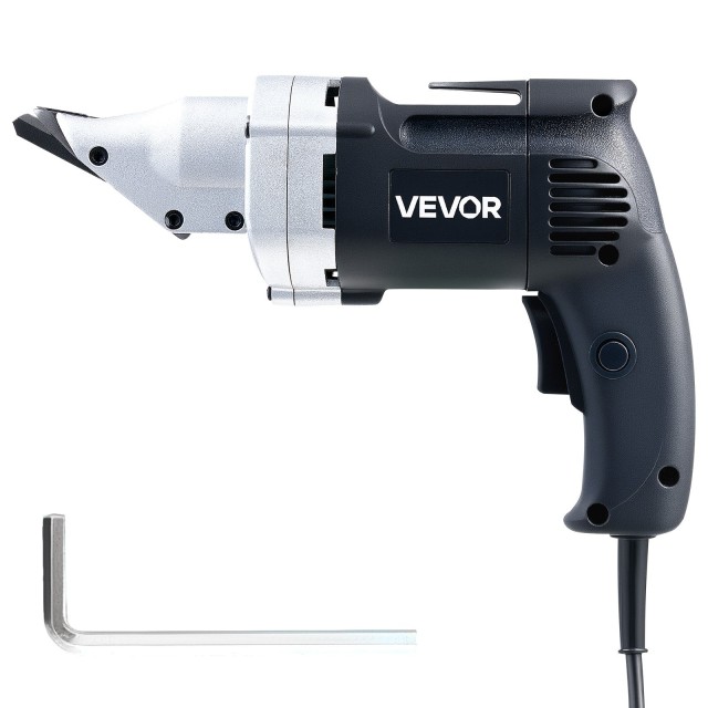VEVOR Ηλεκτρικό Ψαλίδι Μετάλλων, 480W, 360° Περιστρεφόμενη Κεφαλή, 15,000-18,000 RPM, για Κοπή 1.22 mm Γαλβανισμένο Ατσάλι YSJSJQJJS5A0ULMXA001V2