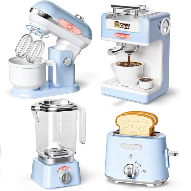 BAKAJI Παιδικά Παιχνίδια Κουζίνας - Μίξερ, Καφετιέρα, Φρυγανιέρα, Μπλέντερ 02842762