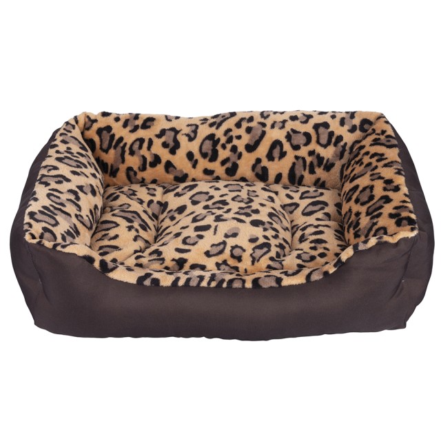 Galileo Χειμερινό κρεβάτι για σκύλους με επένδυση 80x60x20 cm εξωτερικό από φανέλα fleece με αντιολισθητικό πάτο Duppid 5910534 Τυχαία Επιλογή Χρωμάτων