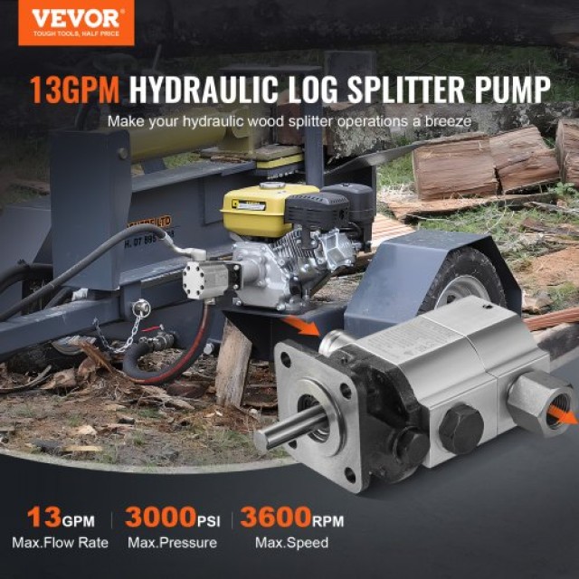 Αντλία Υδραυλικού Κορμοτεμαχιστή VEVOR 13GPM 3000PSI  CLB13GPMCLB000001V0