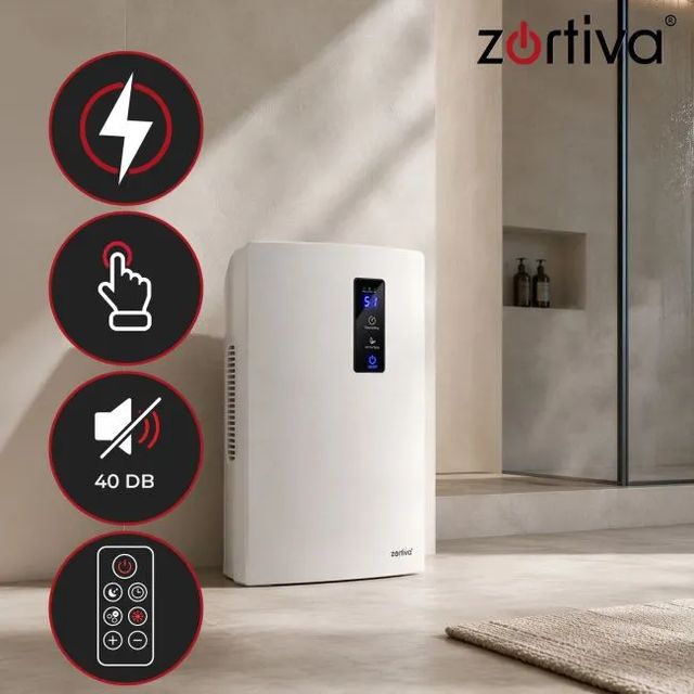 Zortiva Αφυγραντήρας Αέρα 2 σε 1 με UV/TiO2 90W για έως 30 m² 28266