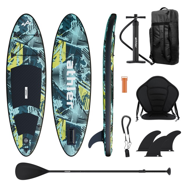 Athler Φουσκωτή σανίδα SUP 2 σε 1 για νέους Splash 50 Green 5903796018776